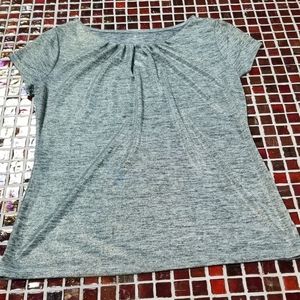 Grey Metallic Blouse